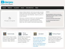 Tablet Screenshot of interpro.com.tr